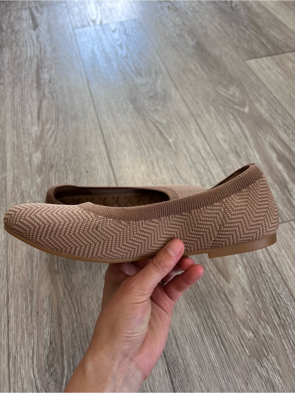 Vivaia Round-Toe Flats (Claire) in Espresso Brown - Picture 13 of 16